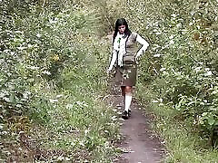 Lost in the woods and stuffed by big hard cocks