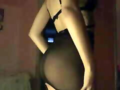 Gorgeous BunnyLina spends the whole night alone and feels hot and sexy