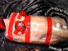 Mummified, Taped candy couple anal Vibed.