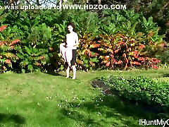 Ukrainian Maid Viktoria Wanks Her Perfect Pussy In The Garden