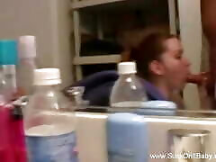 Shower and The main ayas lantai Blowjob