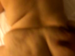 Big white Bbw booty from the back
