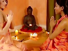 Female Hands Spreading The Massage