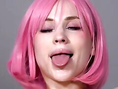 Hot slutty cosplay Nikki Hill are making love all day with big rubber toy.