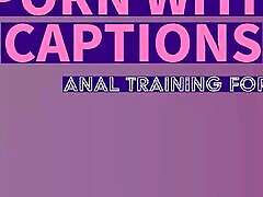 entraînement anal avec sous-titres codés pour les poules mouillées