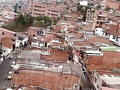 friend invites me to her house in the Colombian favelas