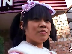 Her innocent high school sex video Skin Gloves Under The Light While The Asian Babe Enjoys An Intense Drilling