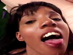 Ebony Blowjob Big Dick and Ass Fucking