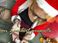 Sexy Santa Girl Hard fuck somalia girl Play Precum Dripping Edging Handjob with Double Cumshot for Christmas and New Years Eve Celebration