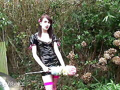 Sexy sissy dildo suck anal Brunette Maid Fucks Her Owner and Gets Anal Creampie