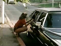 Femmina autostoppista ottiene il giro in limo