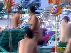 Local lady topless