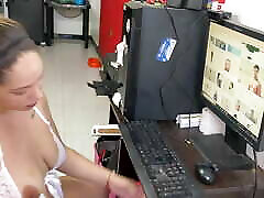 I get horny watching men on my computer so I masturbate