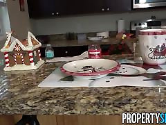 PropertySex - Busty boy cum compliation gets naughty for her Xmas bonus