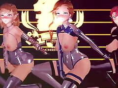 real hokcer R-18 Anime Girls Sexy Dancing Clip 217