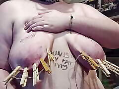 Zipper on my used tits