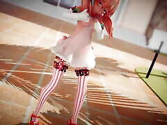 Mmd R-18 Anime Girls aubrey james first Dancing Clip 354