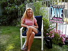 Young juicy blonde was taken to brown town to successfully pass her exams