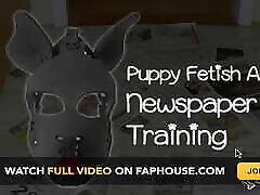 Puppy Fetish Newspaper Training