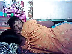 Indian village house wife romantic kissing ass