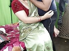 Virgin Bhabhi with big boobs was fucked by her friend on the bed