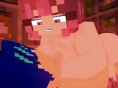 minecraft mädchen fickt zufälligen kerl - minecraft sex mod animation