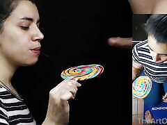 Lollipop! cum on Food 6