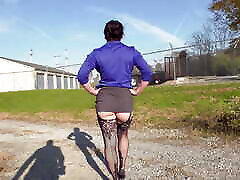 MILF Exhibitionist - Garter and Stockings