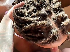 Fucked a Big Booty Ebony with Dreadlocks on Our First Date and It Ended with a Creampie