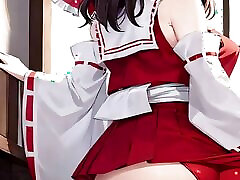 无尽动漫艺术Touhou女孩
