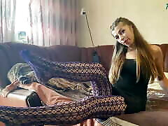 Amy Discussing Her Favorite Pair of Pantyhose