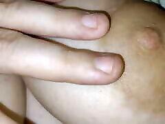 sharing bed with my stepsis and she let me play with her big boobs