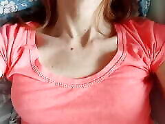 t-shirt baumwoll-slip und rote muschi
