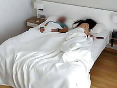 Cheating xnxx downlod now mastubates watching porn next to husband. Almost caught!!