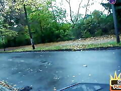 Real amateur GILF gives road head to cutiei fart stranger