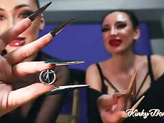 Giant Long Nails Vs new zealand boy fem Men