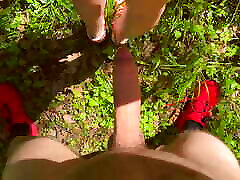 I fuck a hiker who lost her way in the forest