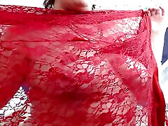 746 Dawnskye Fulfills a Fantasy Seductive and Silly Daytime Solo Masturbation on Bed in Daylight