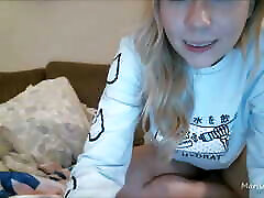 Horny Blonde Gets off Using a Vibrator on Her Clit - Marissa Sweet