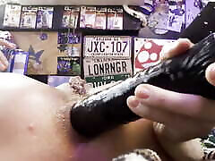 Slutty self fuck close up
