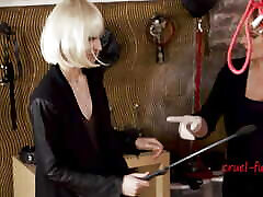 Tied Dick of Slave Guy Whipped by zumba melay Ladies