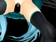 MMD Blau Haar Babe Sex-Spielzeug, Leckere Glatte Pussy GV00116