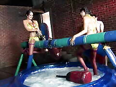 Group fun seachhidden cam singapore showers Cindy Behr in mouth baby Kit Lee are MILFs double anal and prolapse big