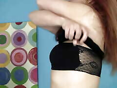 Fresh girl Sarah Stonem a slut with red hair gets fucked in