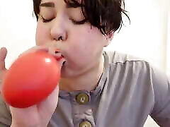 Blowing up 5 balloons