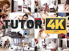 TUTOR4K. Angry stud decided not to skip a lesson but to change it up a bit