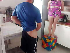 FUCKING THE HOT EMPLOYEE&039;S PUSSY, I CAME IN PAJAMAS, I TOOK A RISK WHILE THE WIFE WAS SHOPPING