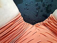 Wetting and Showing My Body with Tigh Clothes