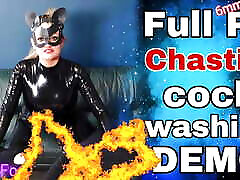 Training Zero Femdom Chastity Cage Cock Cleaning! Latex PA lisa ana julia ana Permanent Slave Female Domination Real Homemade Milf Stepmom