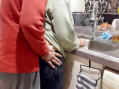 Indian Kitchen Affair: Busty Stepsister&039;s Ass Kissed, Pressed and Pleasured!